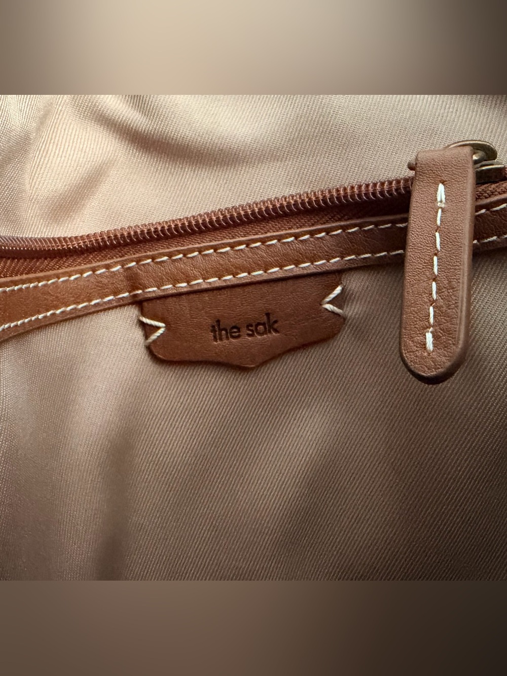 NWOT The SAK Los Feliz Large Tote Leather (Suede) Bag - Picture 4 of 7